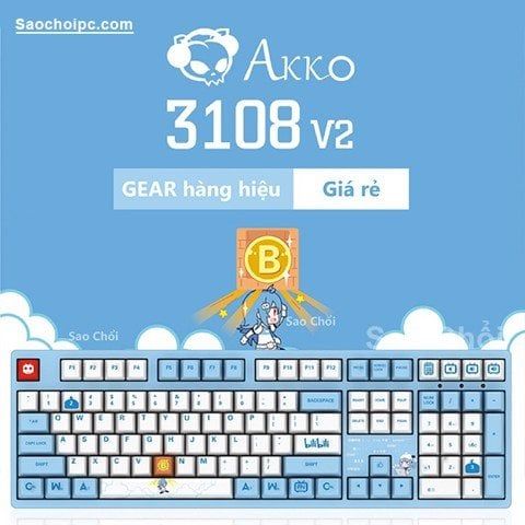 Bàn phím cơ AKKO 3108 V2 Bilibili