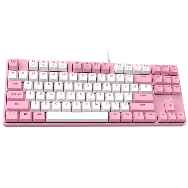 Bàn phím cơ Gaming Dareu EK87 Pink