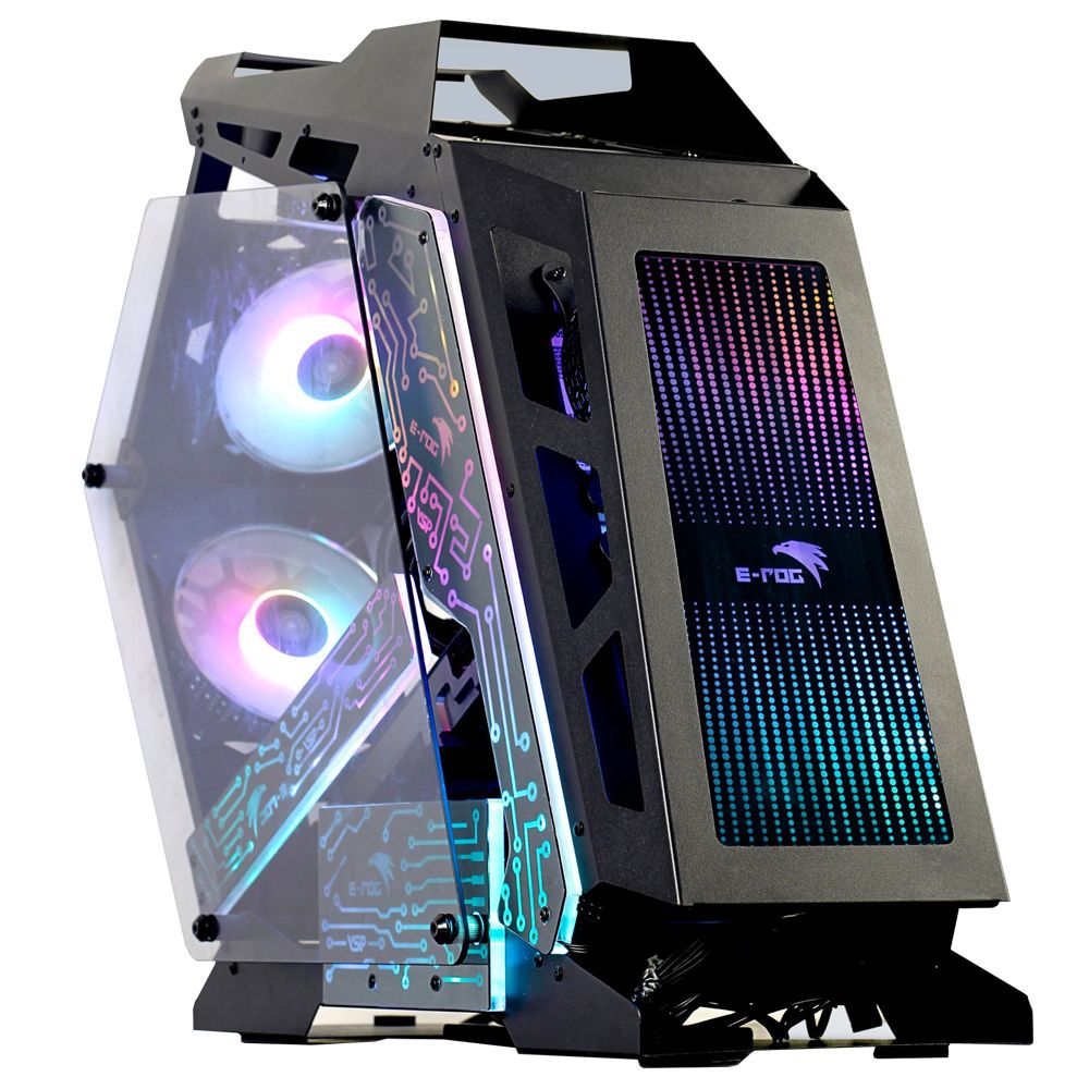  Case Gaming ES8 ROG BLACK ( CÓ SẴN 6 FAN RGB ) 
