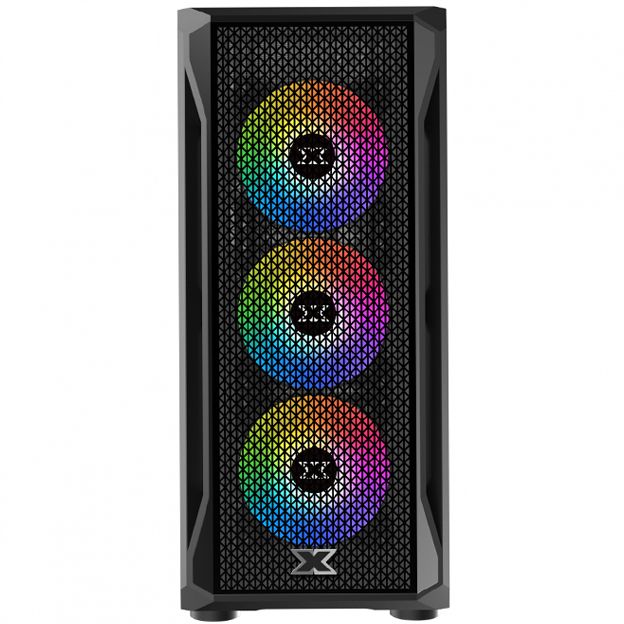 CASE Xigmatek Gamingx 3Fx + 3 Fan Led RGB BLACK
