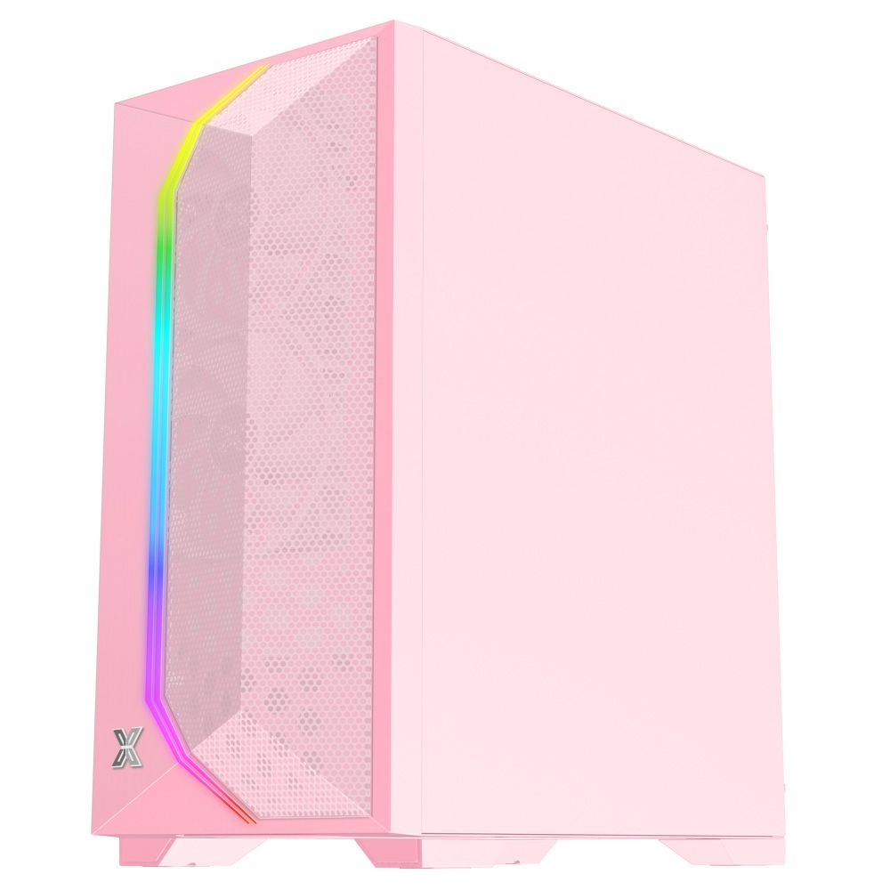 CASE XIGMATEK GEMINI II 3FB PINK (TẶNG 3 FAN X22B) - (EN48380)
