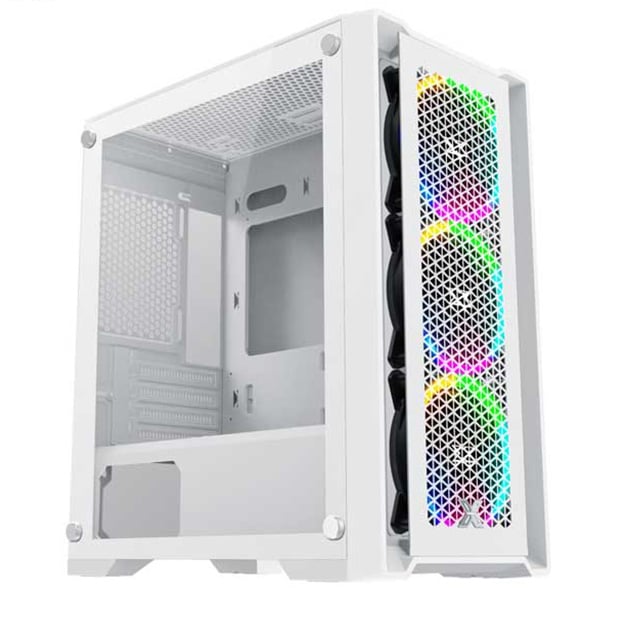 VỎ CASE Xigmatek LUX M 3FR Arctic ( có sẵn 3 Fan Led ARGB )