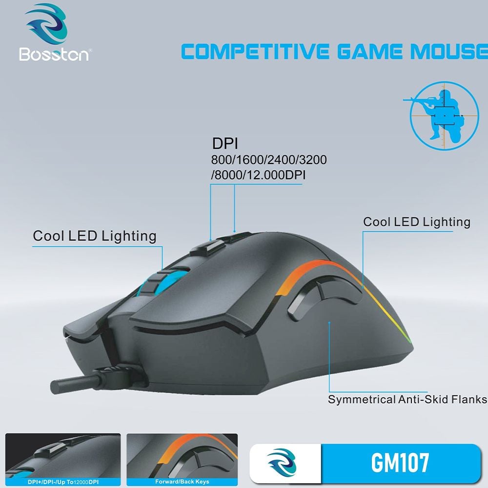 Chuột Gaming BOSSTON GM107
