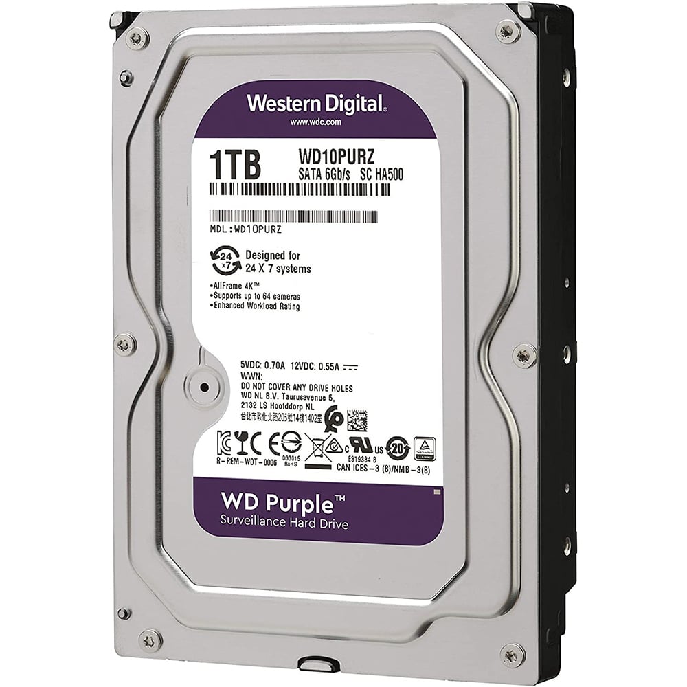 HDD 1TB WD PURPLE chính hãng VSP