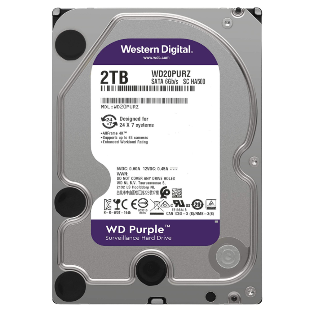 HDD 2TB WD PURPLE chính hãng VSP