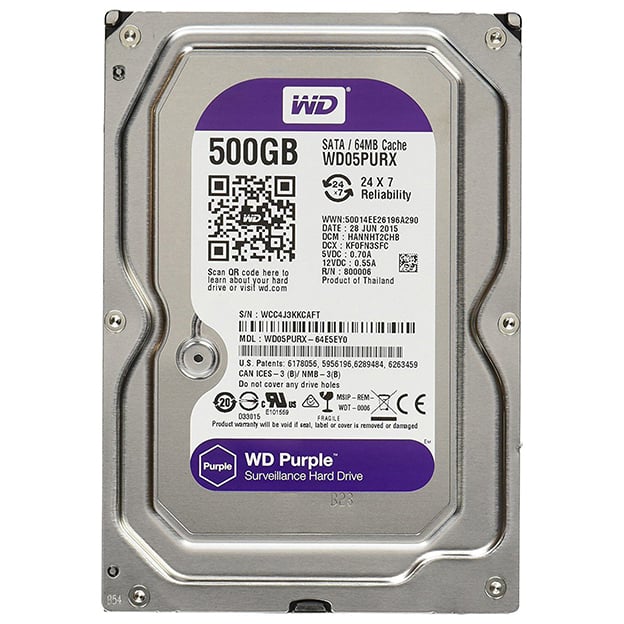 HDD WD 500GB PURPLE chính hãng VSP