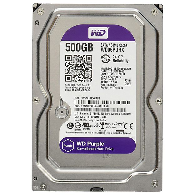  HDD WD 500GB PURPLE chính hãng VSP 