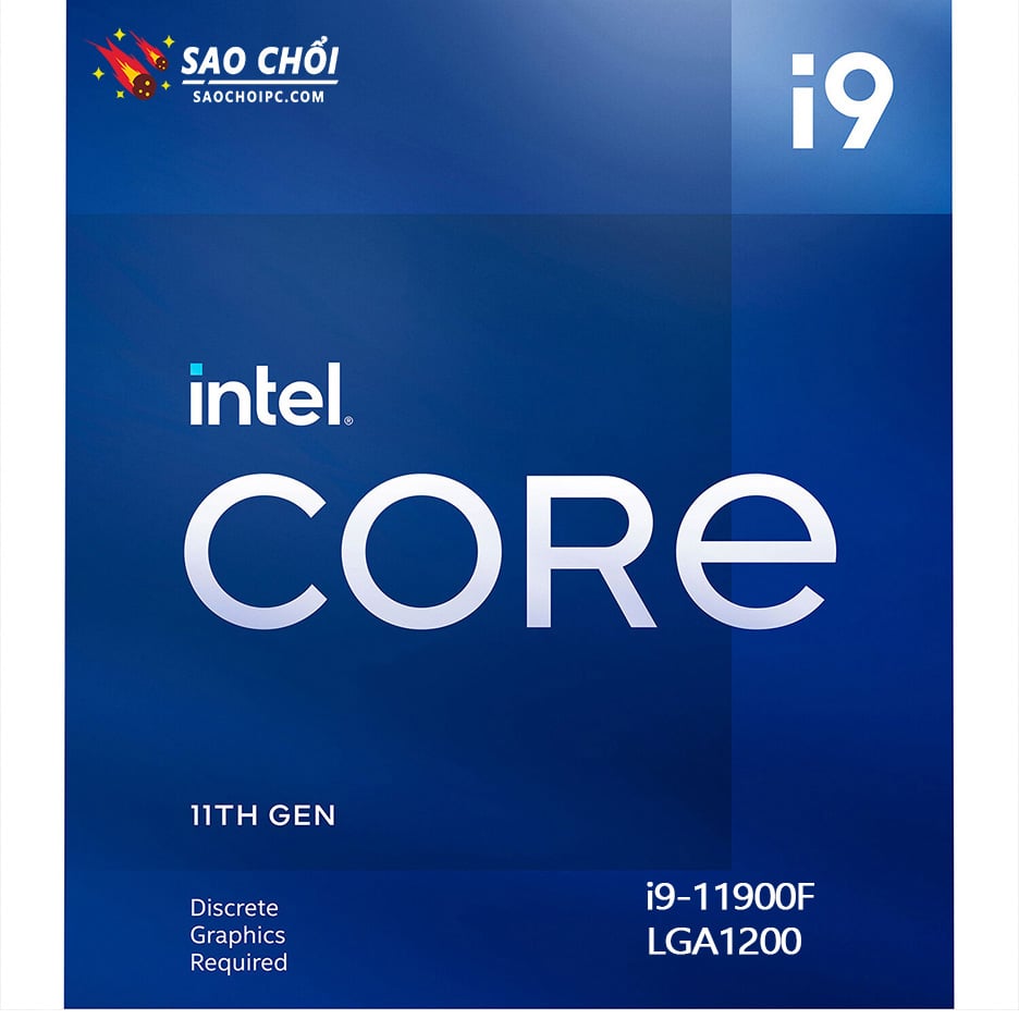 CPU Intel Core i9-11900F (2.5GHz turbo up to 5.2Ghz, 8 nhân 16 luồng, 16MB Cache, 65W) - Socket 1200