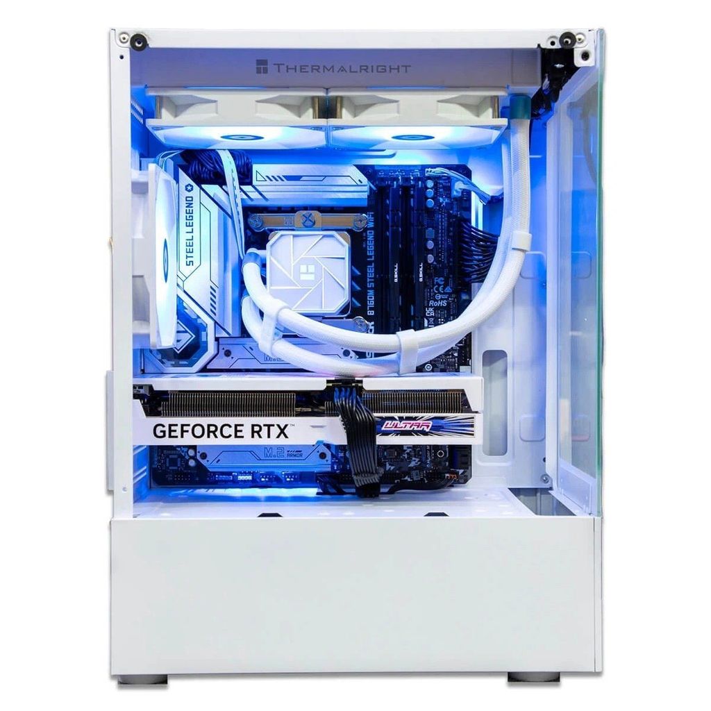 Case INFINITY AQUA M WHITE (Tặng Kèm 1 Fan Led)