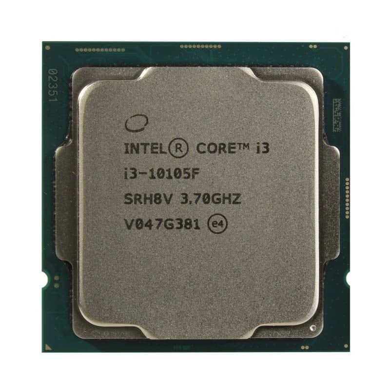  CPU Intel Core i3 10105F TRAY (3.70 Up to 4.40GHz, 6M, 4 nhân 8 luồng ) 