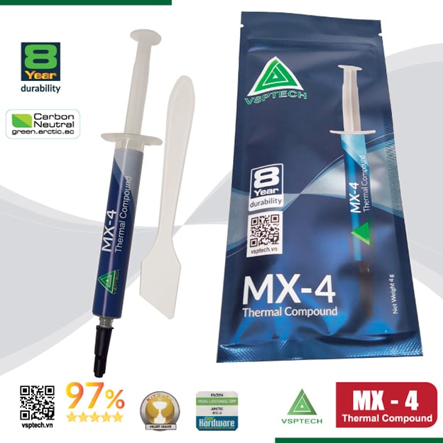 KEM TẢN NHIỆT MX4 - CHÍNH HÃNG VSP (ACTCP00031B)