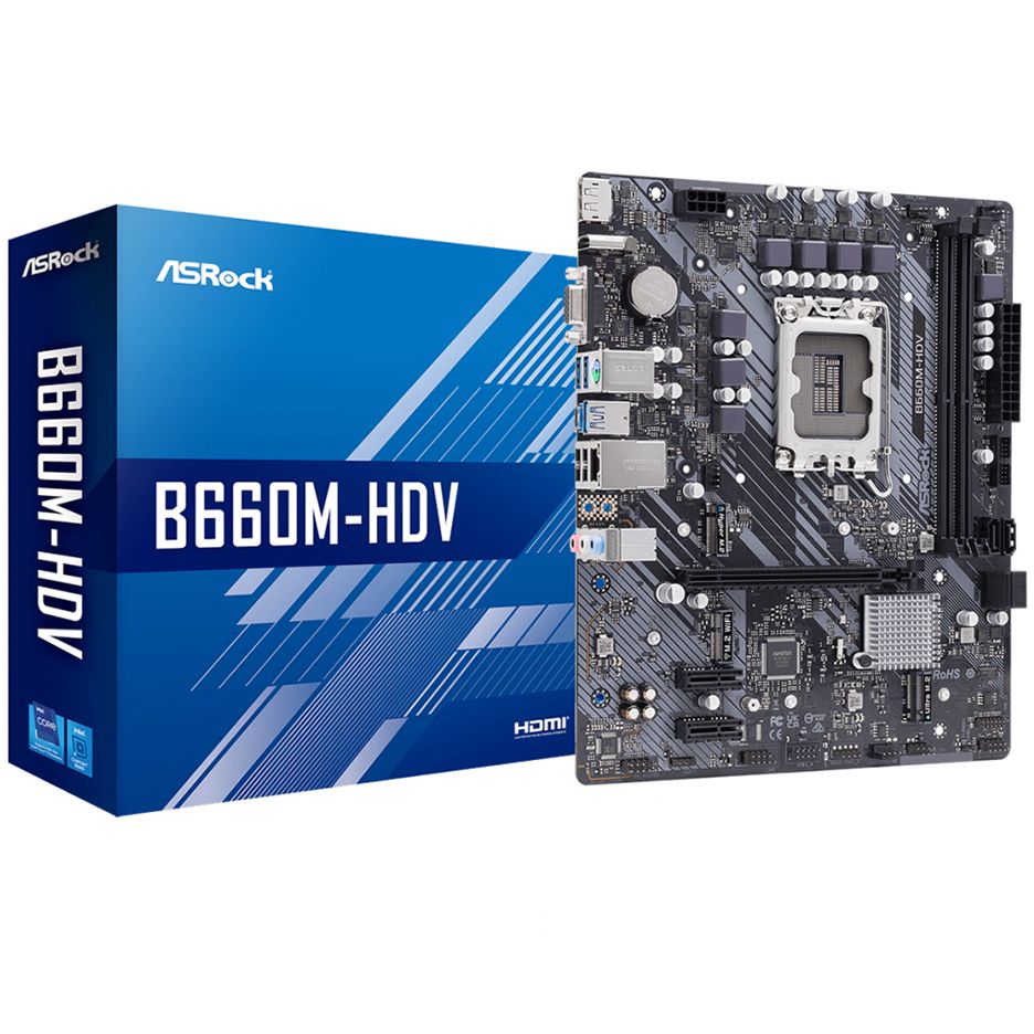  MAINBOARD ASRock B660M HDV DDR4 
