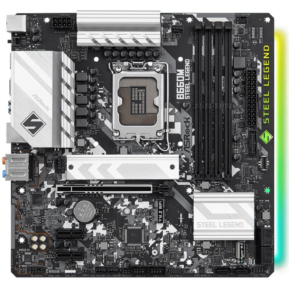 MAINBOARD Asrock B660M Steel Legend (90-MXBH30-A0UAYZ)