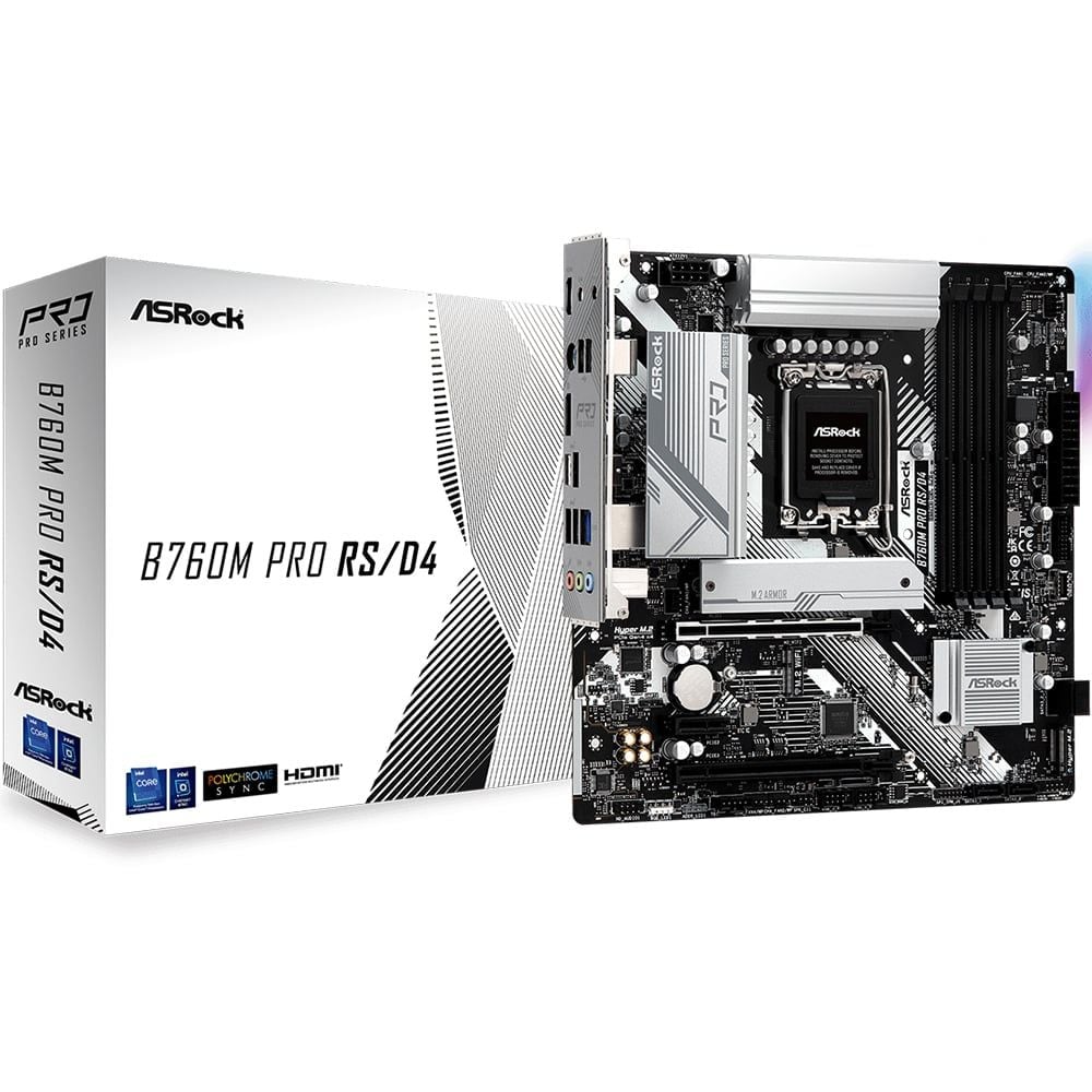  Mainboard ASRock B760M Pro RS/D4 