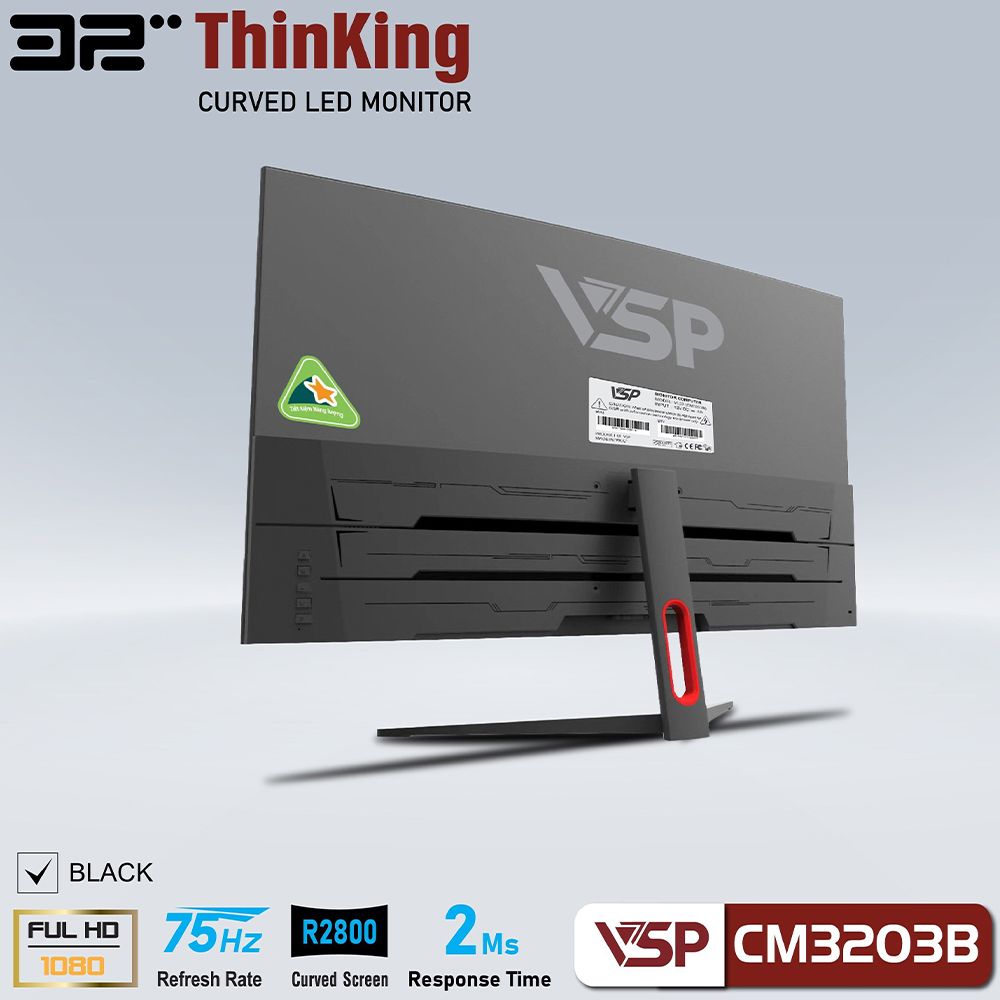 Màn hình cong VSP 32inch VL32 CM3203B Black
