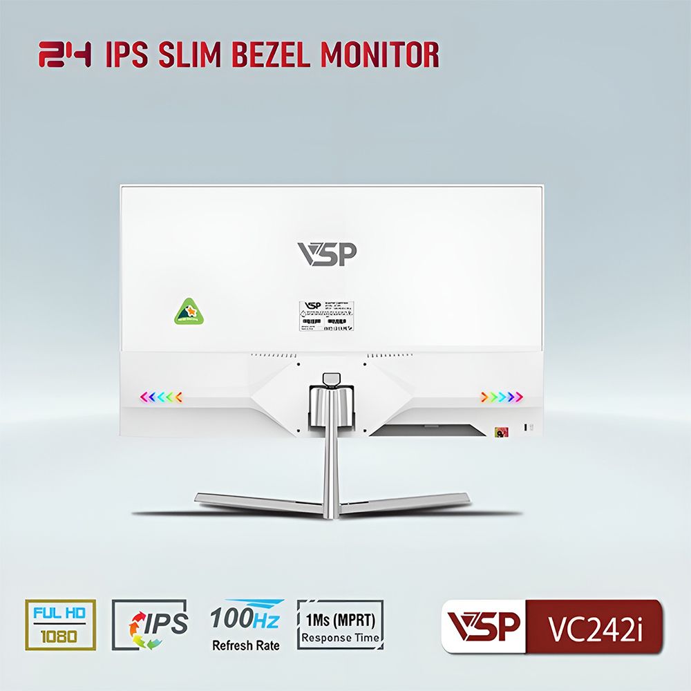 Màn hình VSP 24inch 100Hz IPS WHITE VC242i