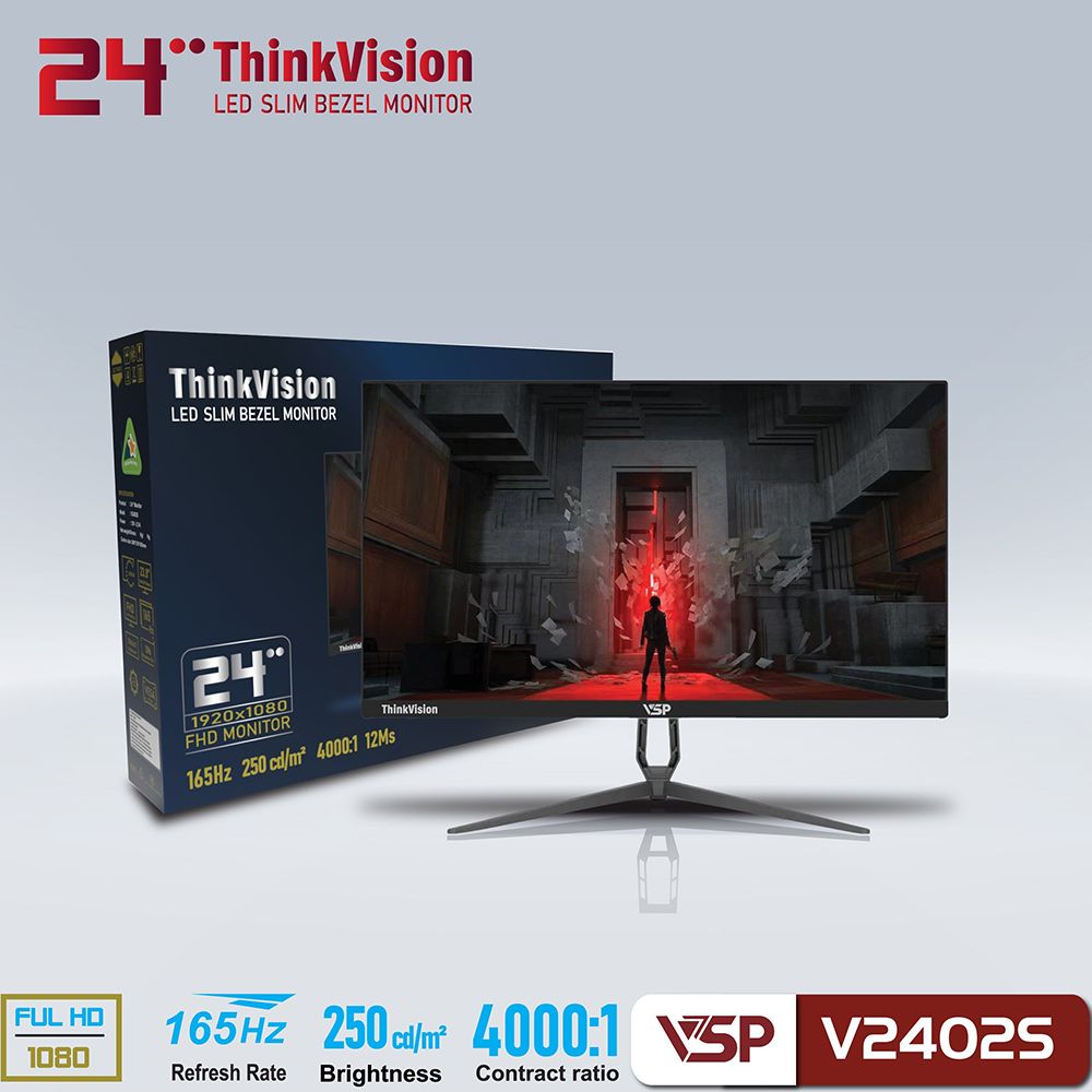 Màn hình VSP 24inch 165Hz VA BLACK V2402S