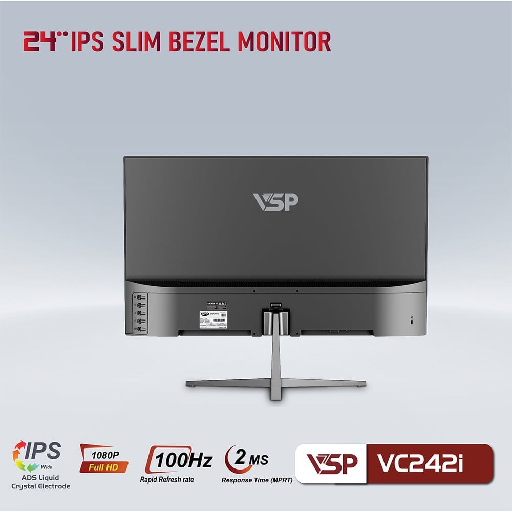 Màn hình VSP 24inch 100Hz IPS BLACK VC242i
