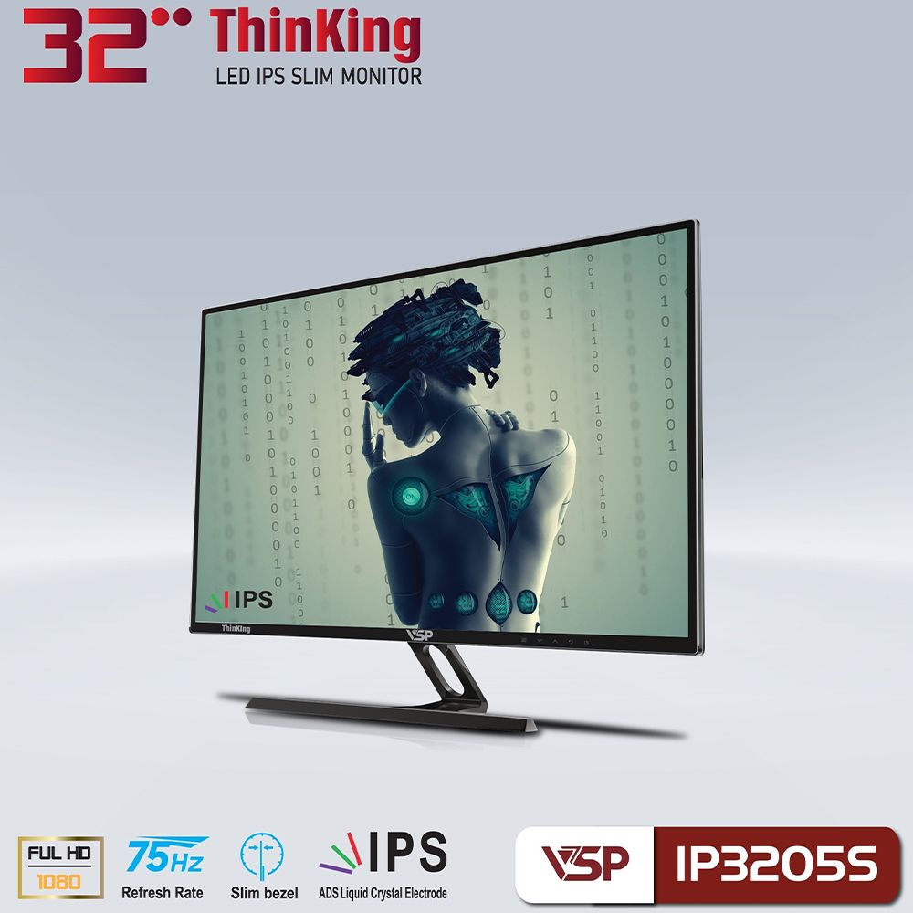 Màn hình VSP 32inch 75Hz IPS Black IP3205S