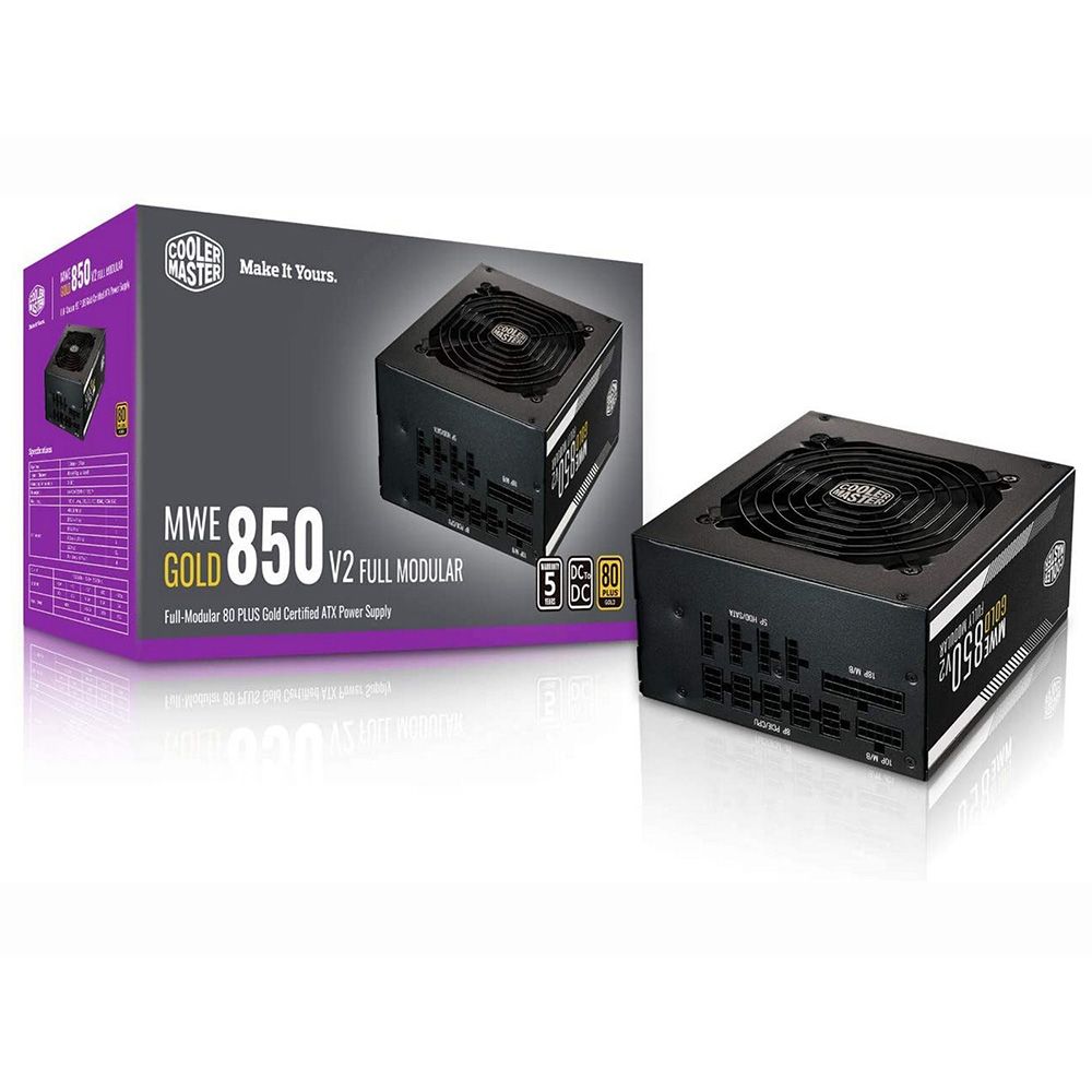 Nguồn Cooler Master MWE Gold 850w - V2 (MPE-8501-AFAAG-EU)