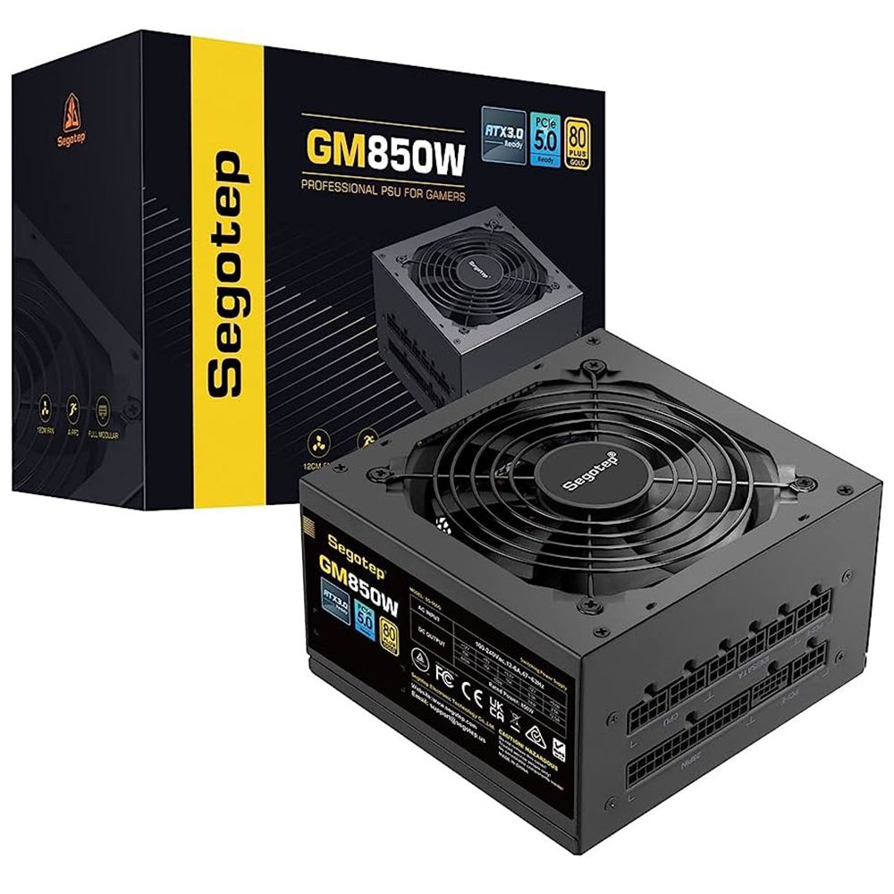 Nguồn Máy Tính Segotep GM 850W ATX 3.0 PCIE 5.0