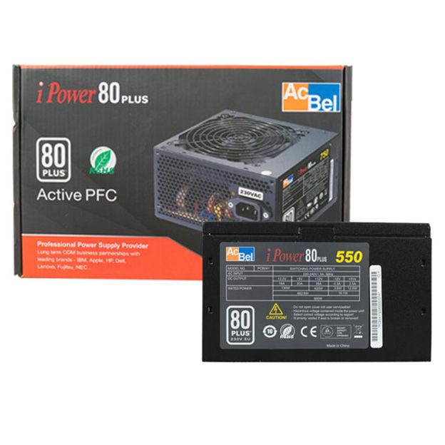 NGUỒN PSU Acbel iPower 550 550W 80 Plus