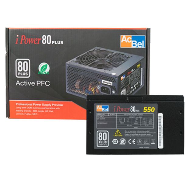 NGUỒN PSU Acbel iPower 550 550W 80 Plus 
