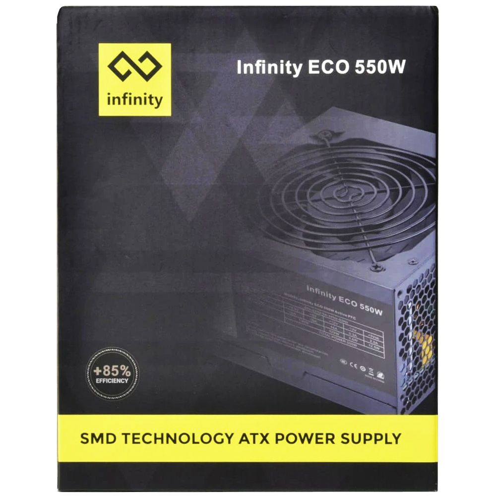 Nguồn PSU INFINITY 550W 85PLUS ( Tụ Nhật Bản )