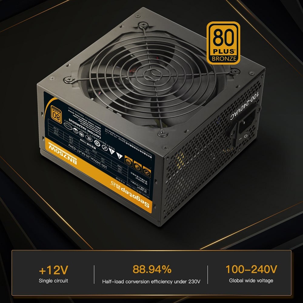 Nguồn Segotep BN750W 80 Plus Bronze PCIE 5 (SG-750B)