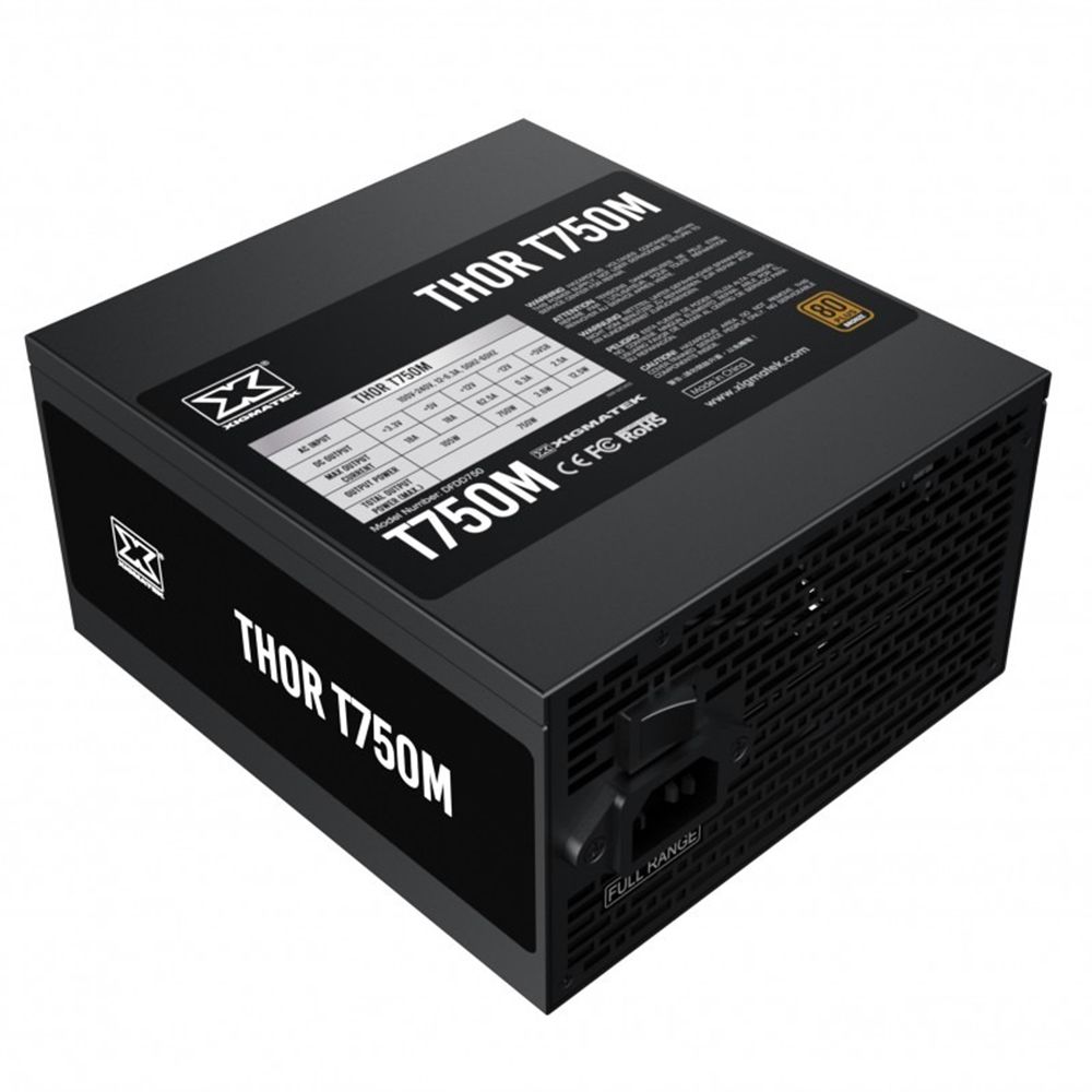 Nguồn Xigmatek Thor T750M V2 Full Modular 750W 80Plus Bronze