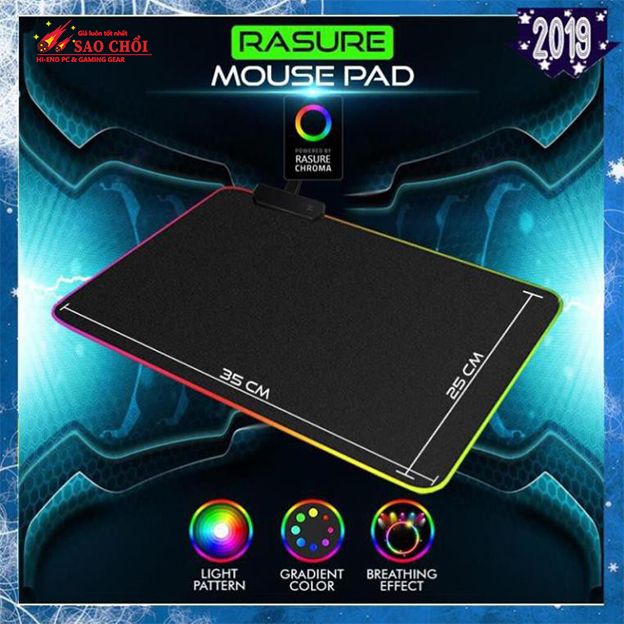 LÓT ( PAD) CHUỘT LED GAMING RS-02-LED
