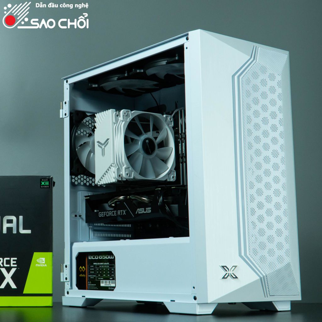 VỎ CASE XIGMATEK GEMINI II 3FB WHITE (TẶNG 3 FAN X22B) -  ( EN48373)