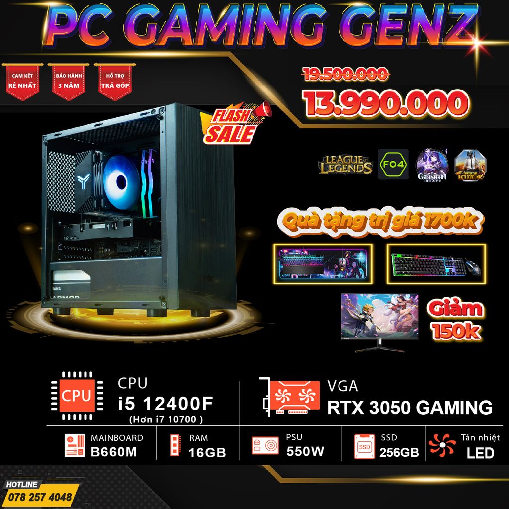 PC GAMING GENZ - FULL NEW 100%
