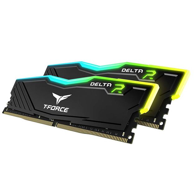 Ram DDR4 8GB 3200 T-FORCE DELTA RGB BLACK ĐEN (TF3D48G3200HC16C01)