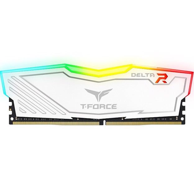 Ram DDR4 8GB 3200 T-FORCE DELTA RGB WHITE TRẮNG (TF4D48G3200HC16C01)