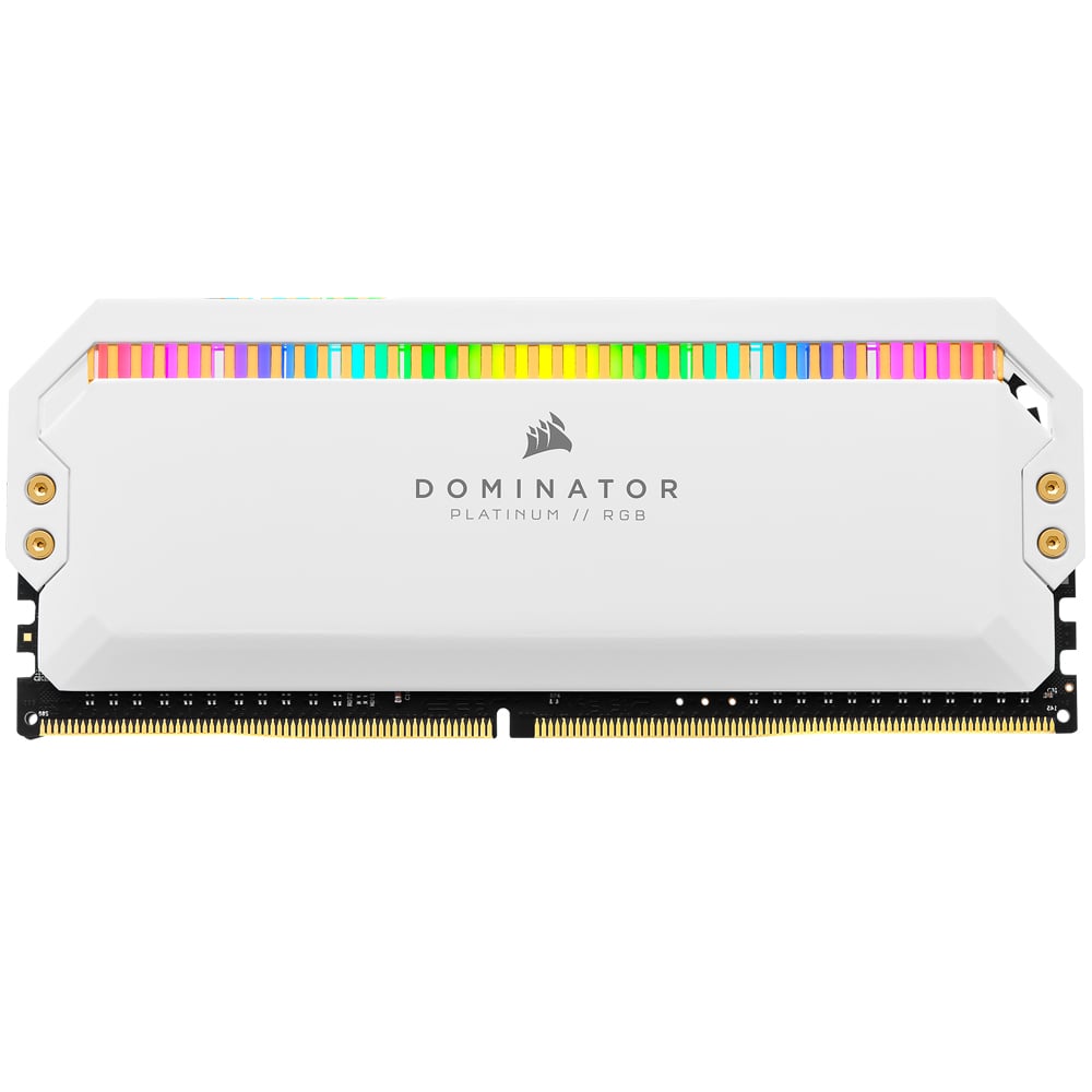 Ram Corsair Dominator Platinum 8GB 3200Mhz DDR4 RGB WHITE - (CMT16GX4M2C3200C16W)