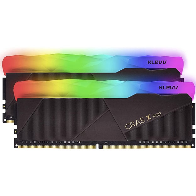 Kit Ram DDR4 Klevv Cras X RGB 16GB 8GBX2 3200