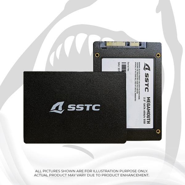 SSD 500GB SSTC Megamouth Sata III (520MB/s / 490MB/s) - ( SSTC-MM240-25 )