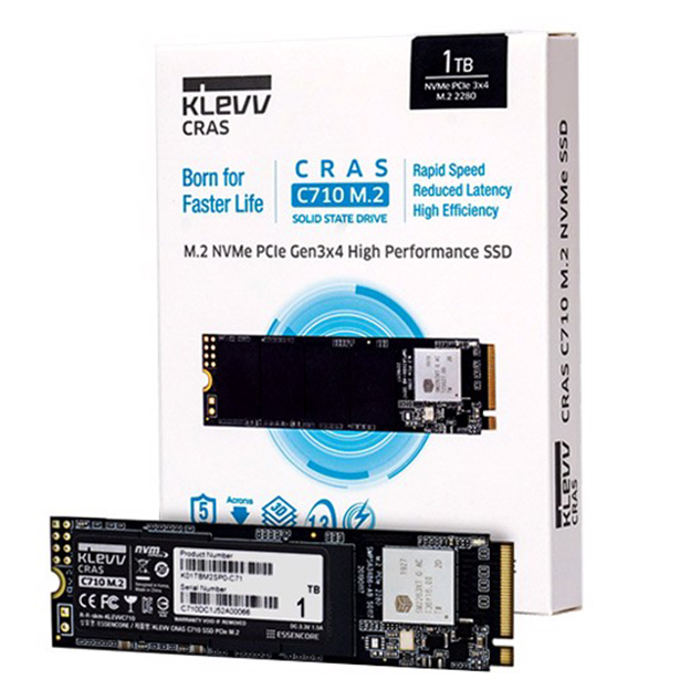 SSD KLEVV CRAS C710 1TB M2 NVME Gen3x4 (2100MB/s / 1650 MB/s)
