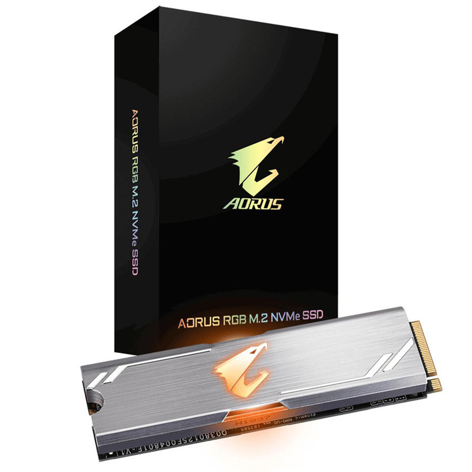 SSD GIGABYTE AORUS RGB 256GB M.2 NVMe Gen 3.0 x 4 (3100MB/s / 1050MB/s)