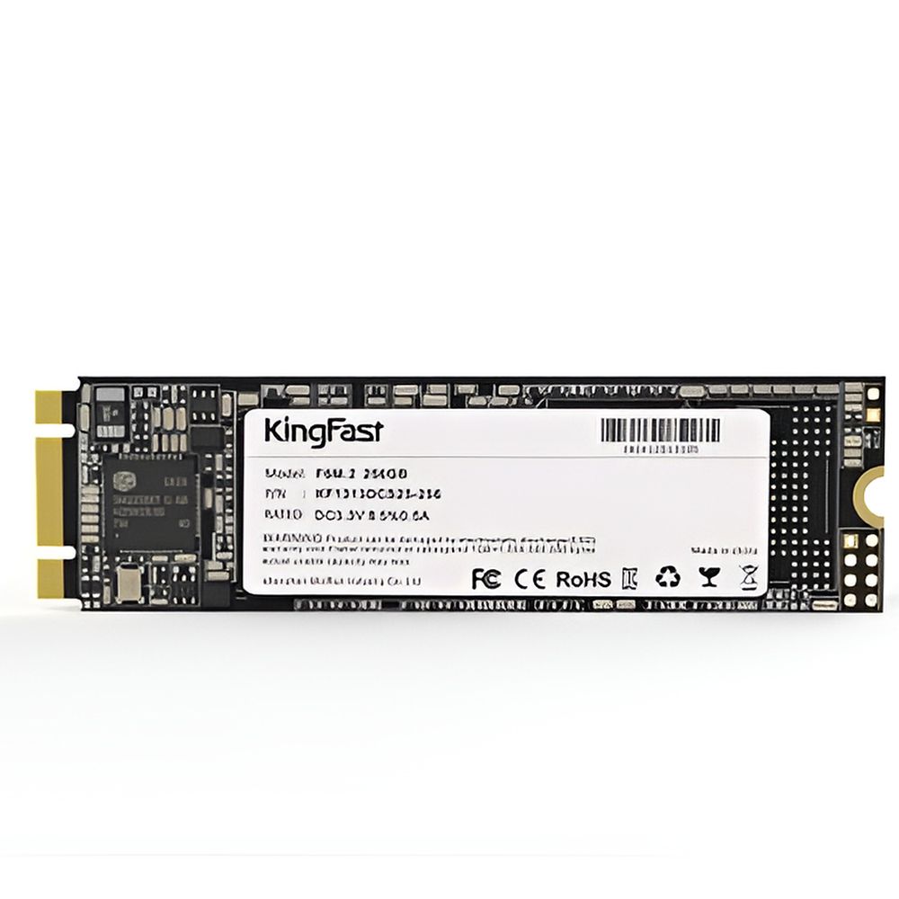  SSD Kingfast F6M.2 256GB | M.2 SATA 2280, read 550MB/s, write 450MB/s 