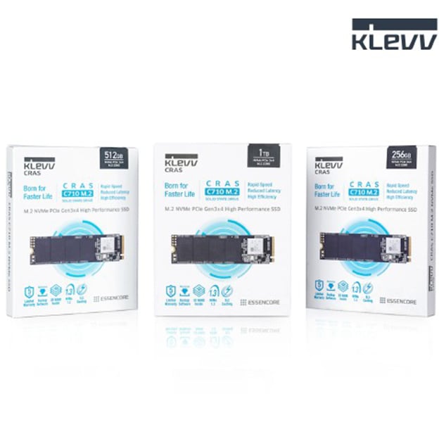 SSD NVME 256GB KLEVV C710 Gen 3x4 ( 1950MB/s / 1250 MB/s) - (K256GM2SP0-C71)