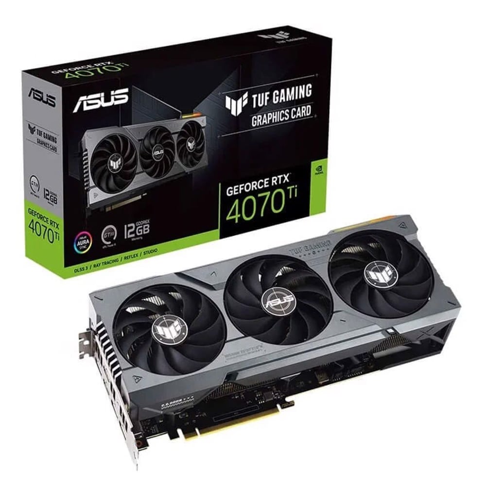 VGA Asus RTX4070TI Tuf Gaming 12G GDDR6X 3 Fan (TUF-RTX4070TI-12G-GAMING)