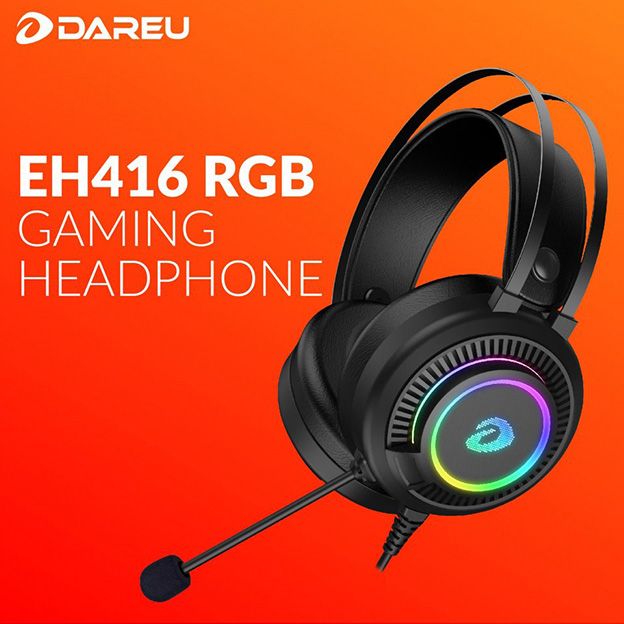  Tai nghe DareU EH416 7.1 RGB Black 