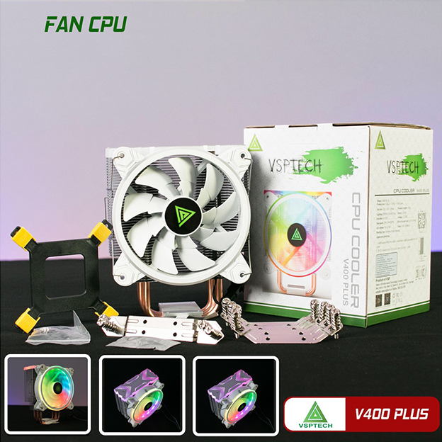 Tản nhiệt khí V400PLUS WHITE RGB