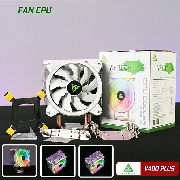 Tản nhiệt khí V400PLUS WHITE RGB