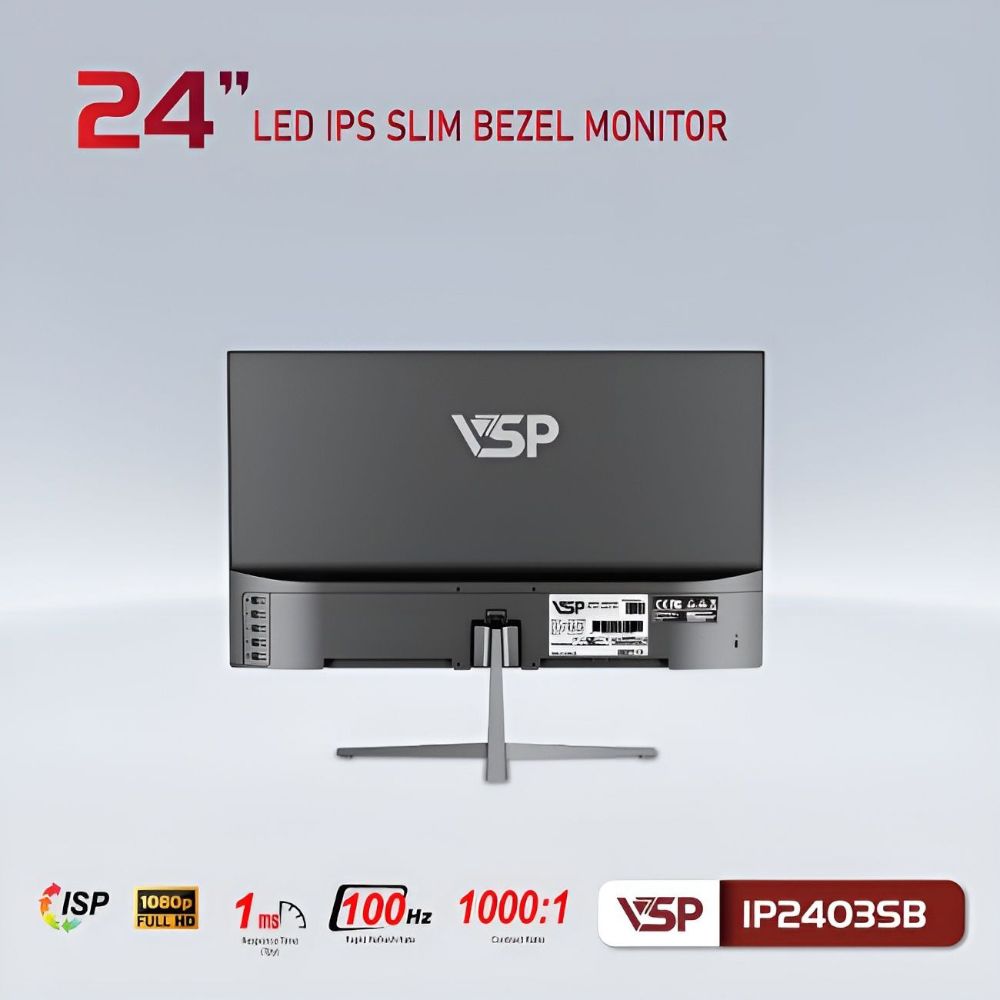 Màn hình VSP IP2403SB 24inch 100Hz 1MS IPS FHD Phẳng Đen