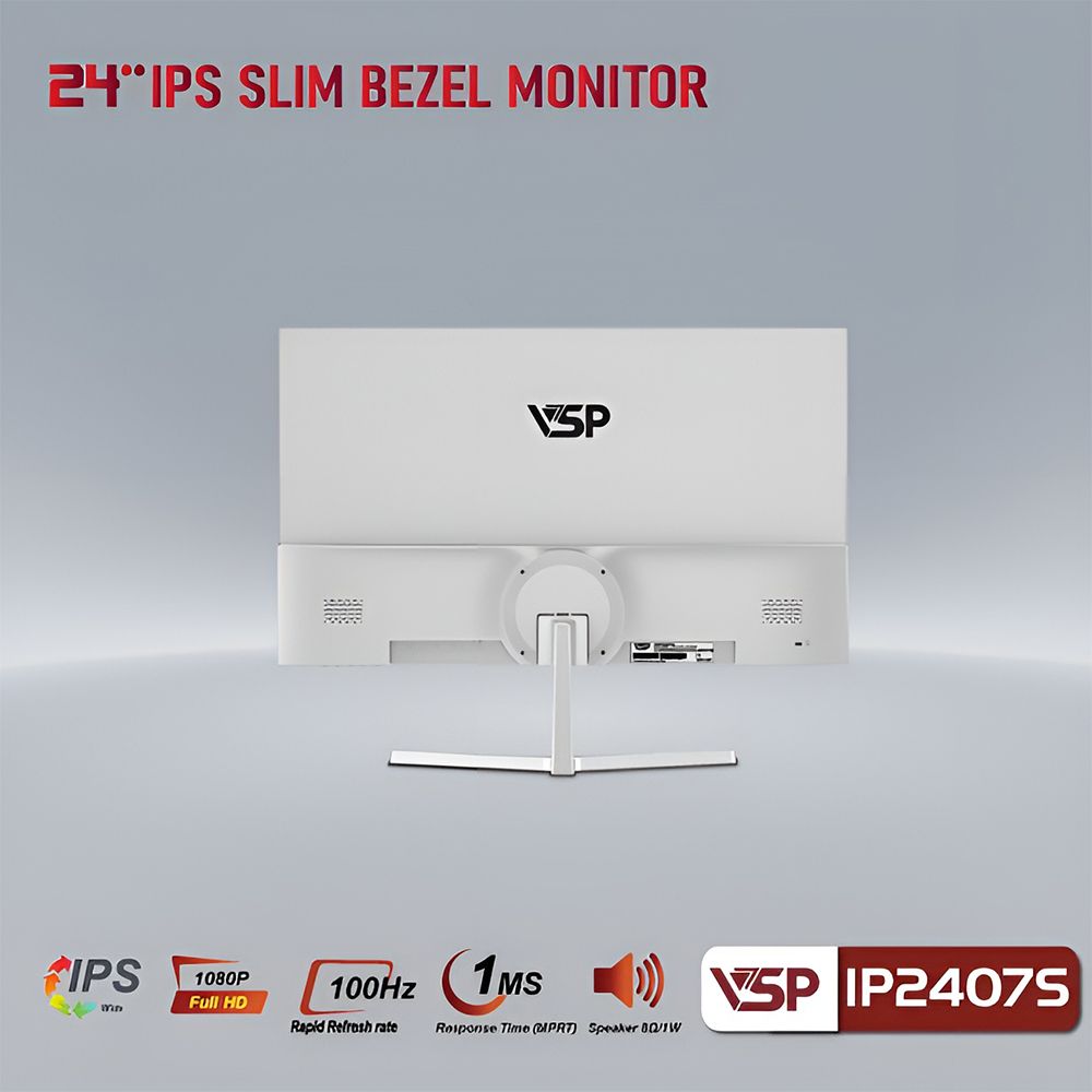 Màn hình VSP 24inch 100hz IPS WHITE IP2407S