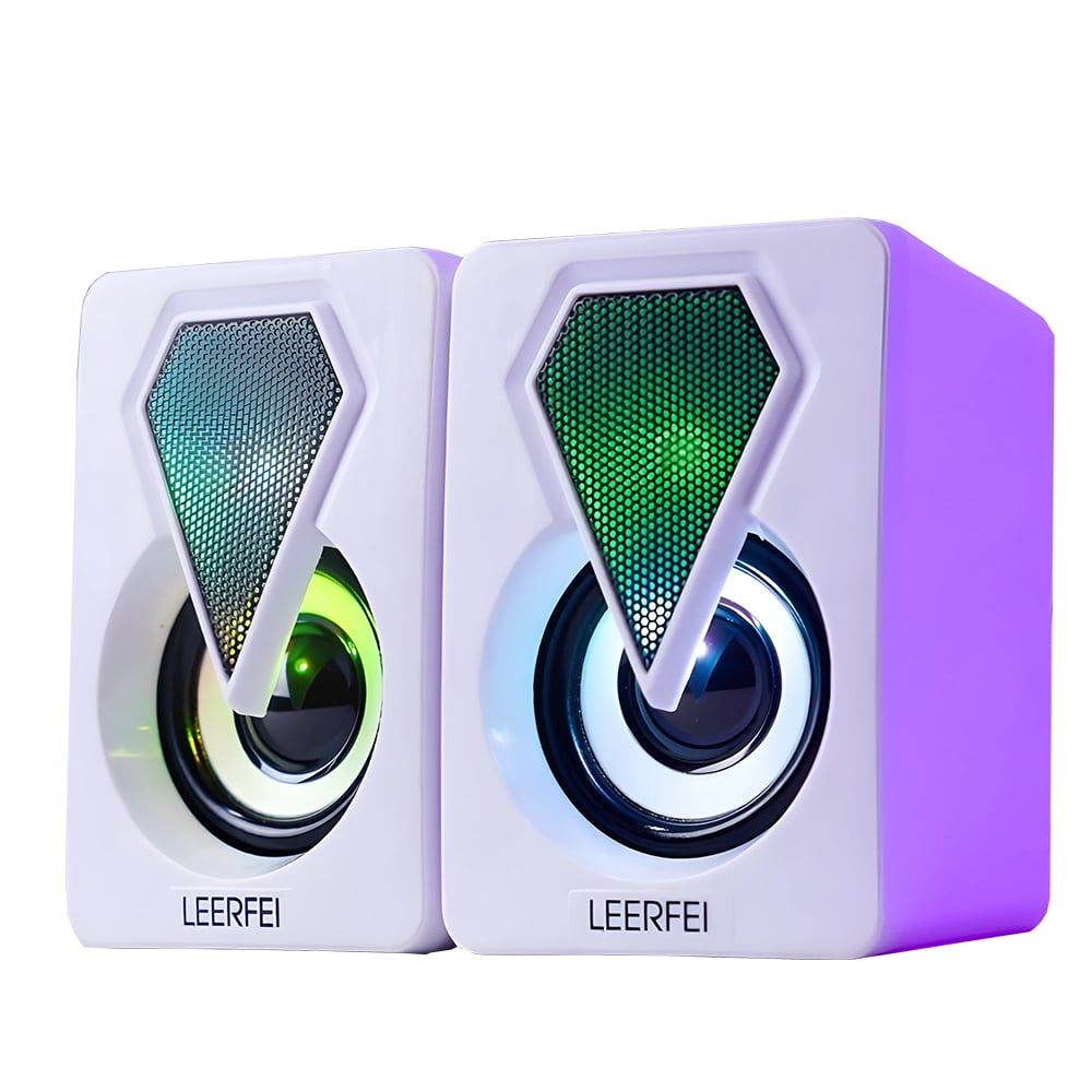  Loa vi tính E1046 Led Trắng 