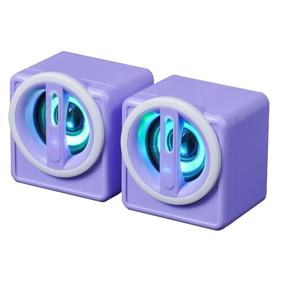  Loa vi tính K1 MINI LED RGB Tím 